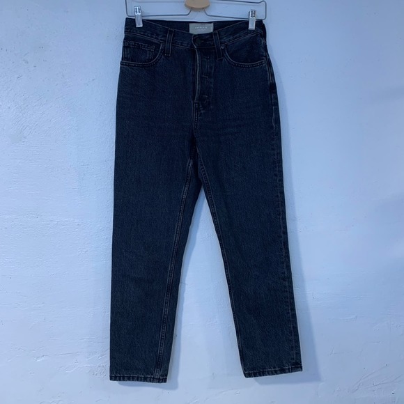 Everlane The 90's Cheeky Jean 26 Ankle Gray Black - Picture 4 of 9
